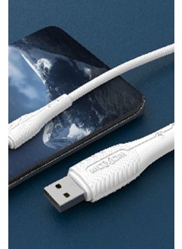MOXOM CC-80 1 Meter Type-C Charging Cable, White  - Image 2