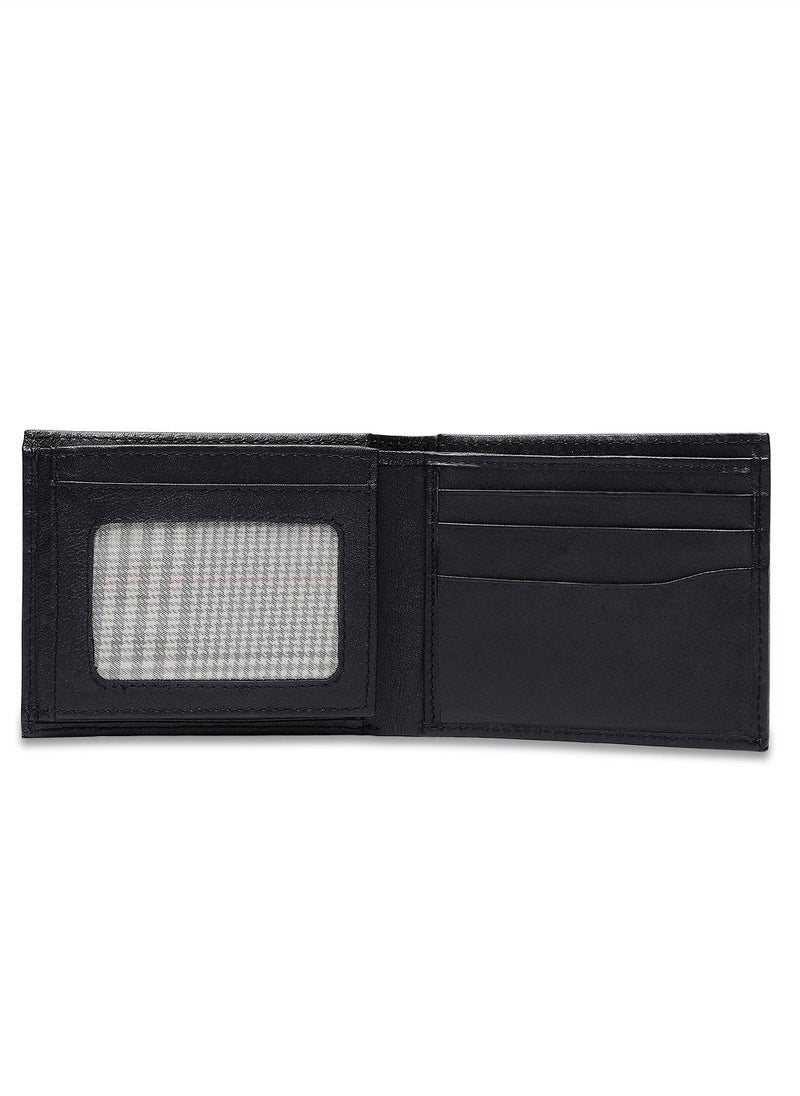 Inahom Bi-Fold Organised Wallet Flat Nappa Genuine and Smooth Leather Upper IM2021XDA0004-400-Navy Blue