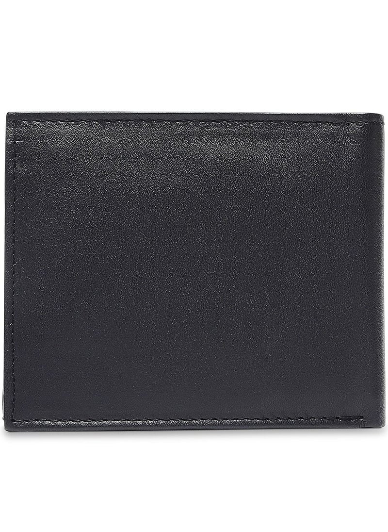 Inahom Bi-Fold Organised Wallet Flat Nappa Genuine and Smooth Leather Upper IM2021XDA0004-400-Navy Blue