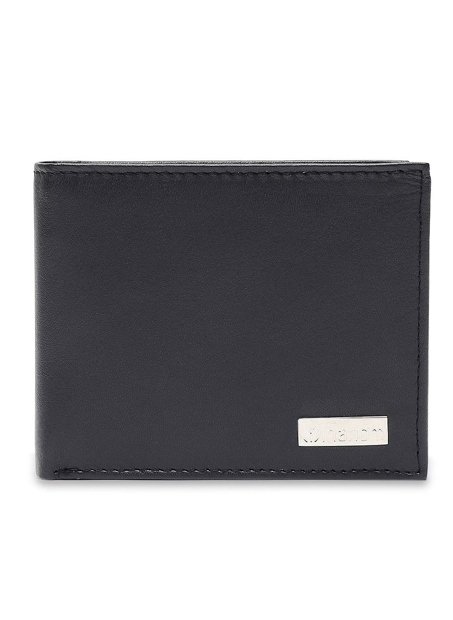 Inahom Bi-Fold Organised Wallet Flat Nappa Genuine and Smooth Leather Upper IM2021XDA0004-400-Navy Blue 