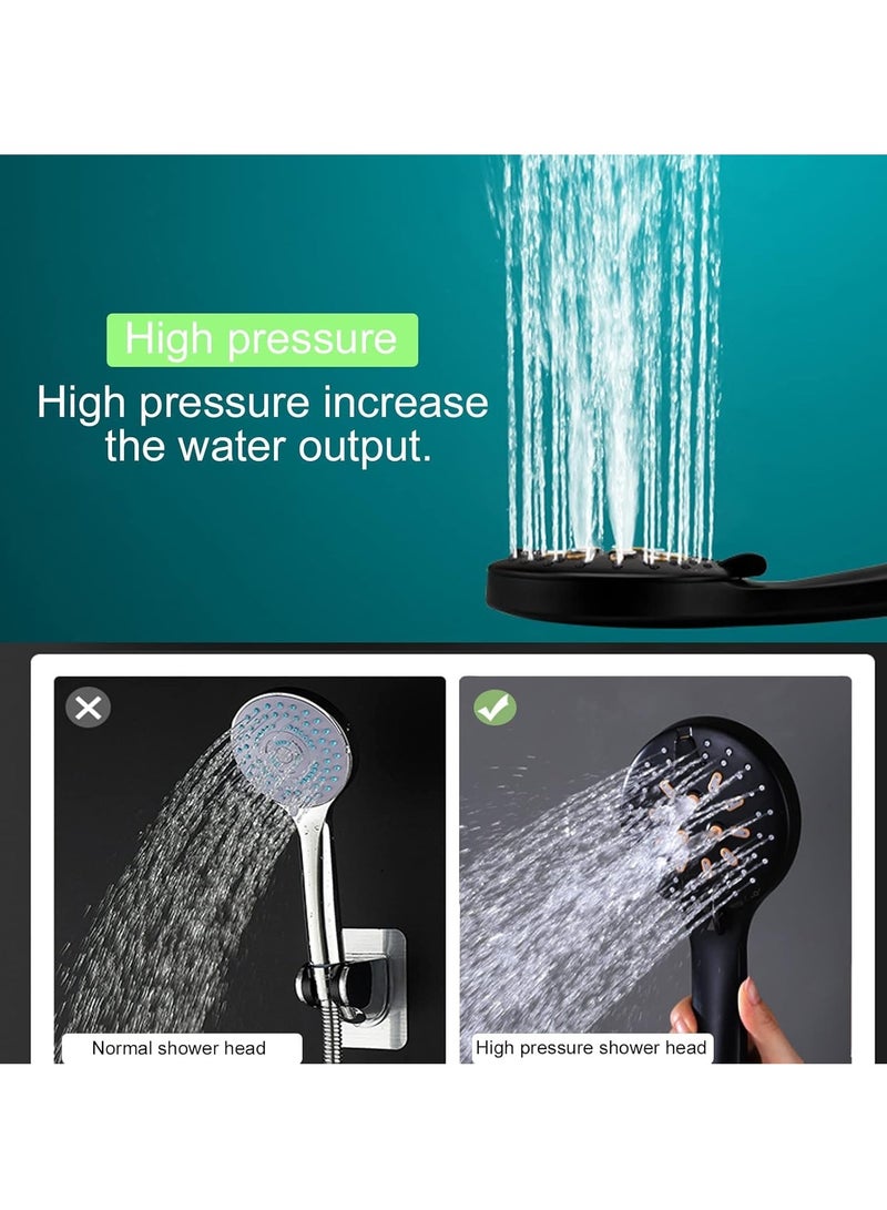 Shower Head With Handheld Shower Heads High Pressure With 6 Function Setting Shower Head Holder 59 Inch Shower Hose - Image 5