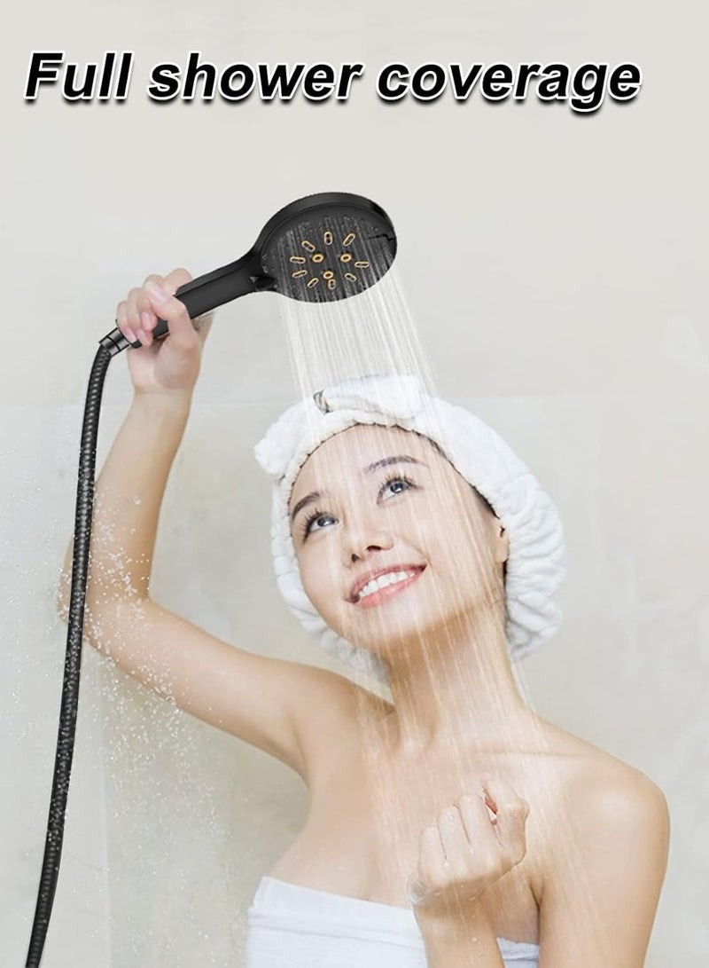 Shower Head With Handheld Shower Heads High Pressure With 6 Function Setting Shower Head Holder 59 Inch Shower Hose - Image 3