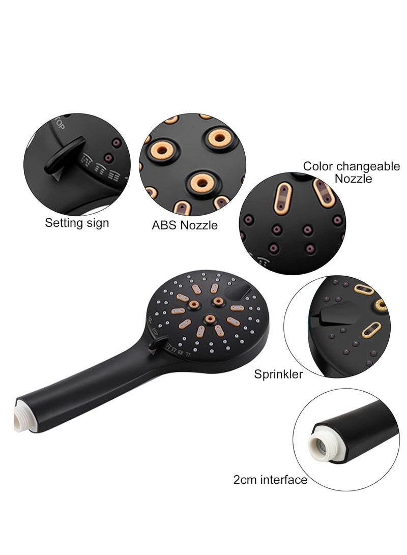 Shower Head With Handheld Shower Heads High Pressure With 6 Function Setting Shower Head Holder 59 Inch Shower Hose - Image 4