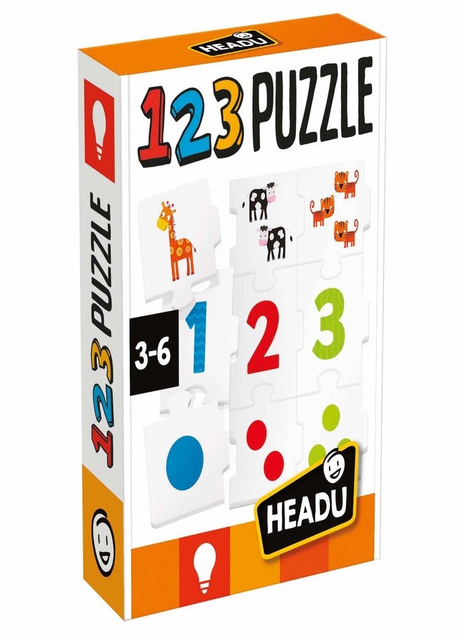 Headu 123 Puzzle - Preschool Learning Activities Ages 3-6, Educational Toys for 3 4 5 6 Year Old Boys Girls, Kindergarten Math Games for Kids, Preschool Counting Learning Number Puzzle, Teaching Games - Image 1