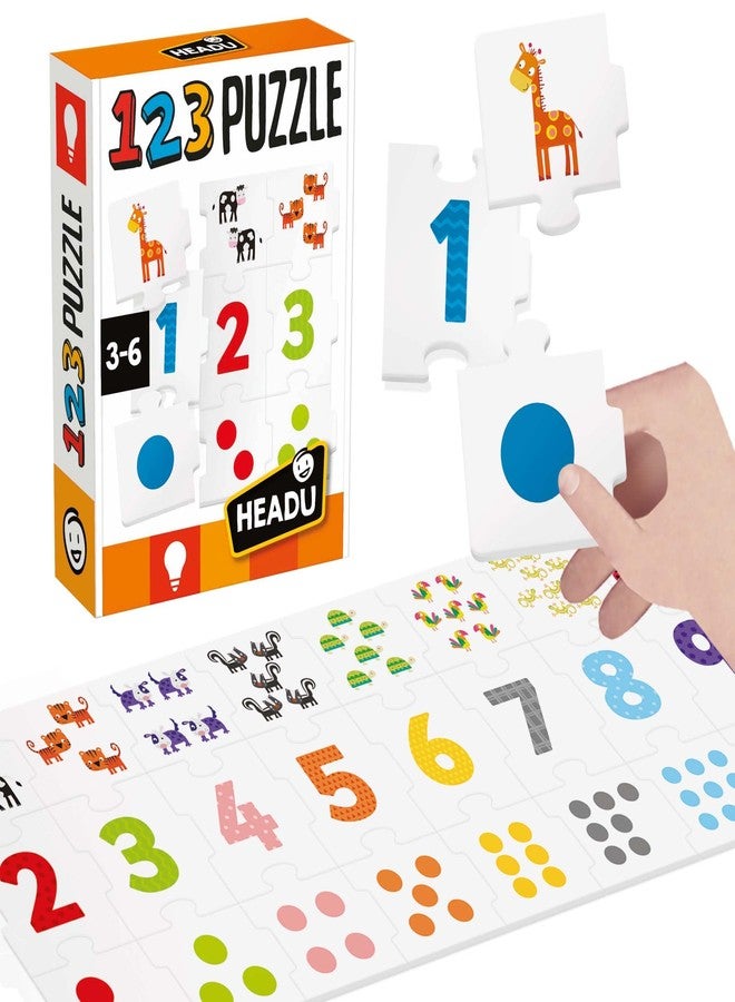 Headu 123 Puzzle - Preschool Learning Activities Ages 3-6, Educational Toys for 3 4 5 6 Year Old Boys Girls, Kindergarten Math Games for Kids, Preschool Counting Learning Number Puzzle, Teaching Games - Image 4