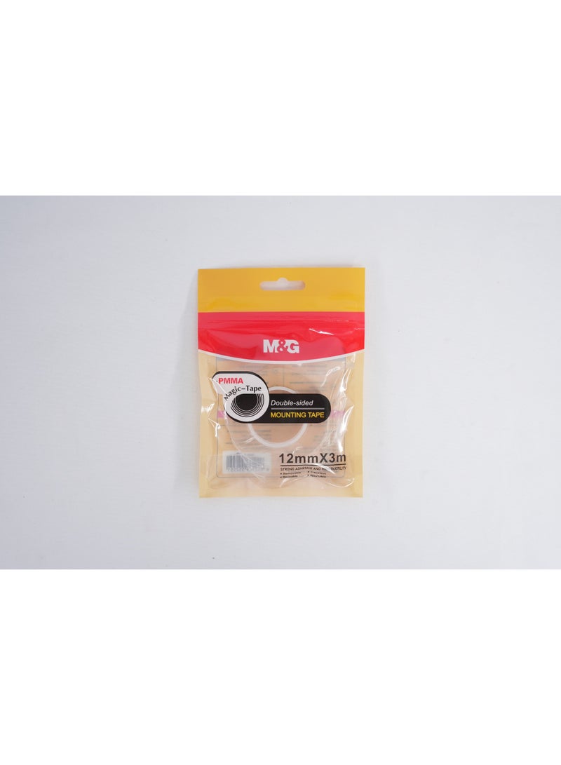 M&G double sided Nano Transparent Mounting Tape 24mmx3m(1 roll) - Image 1