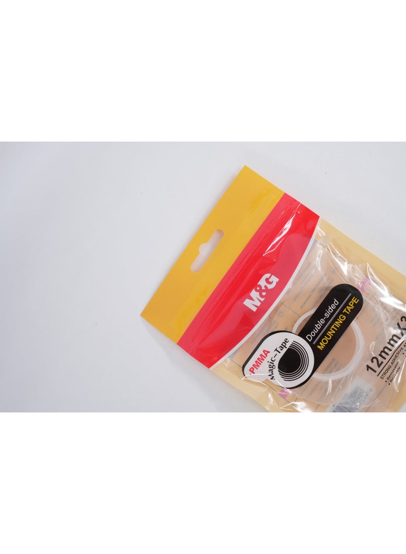 M&G double sided Nano Transparent Mounting Tape 24mmx3m(1 roll) - Image 2