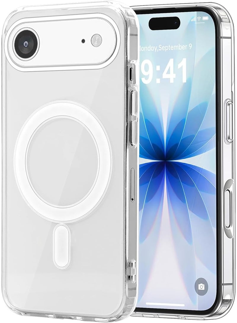 Case Magnetic Case for iPhone 17 Air  Anti-Slip Military Grade Drop Protection Camera Protection Skin-Friendly Slim Matte Shockproof Ultra Clear Protective Case - Image 1