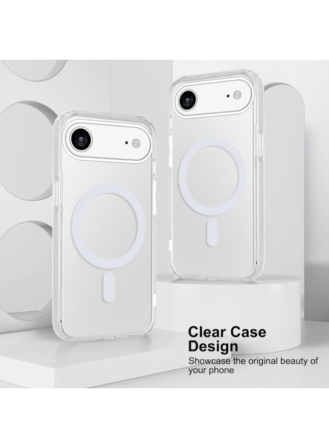 Case Magnetic Case for iPhone 17 Air  Anti-Slip Military Grade Drop Protection Camera Protection Skin-Friendly Slim Matte Shockproof Ultra Clear Protective Case - Image 4