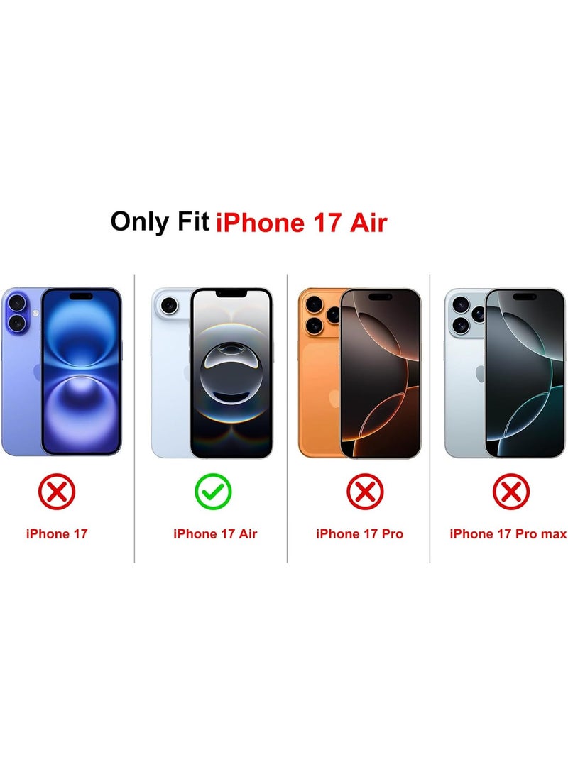 Case Magnetic Case for iPhone 17 Air  Anti-Slip Military Grade Drop Protection Camera Protection Skin-Friendly Slim Matte Shockproof Ultra Clear Protective Case - Image 5