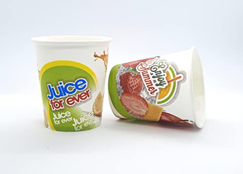 GRACE PAPER GLASS 200 ml (Pack of 200) Printed Paper Disposable Glass/Cup for Party, Paper Cups for Hot and Cold Beverages 7Oz (Pack of 200) - Image 3