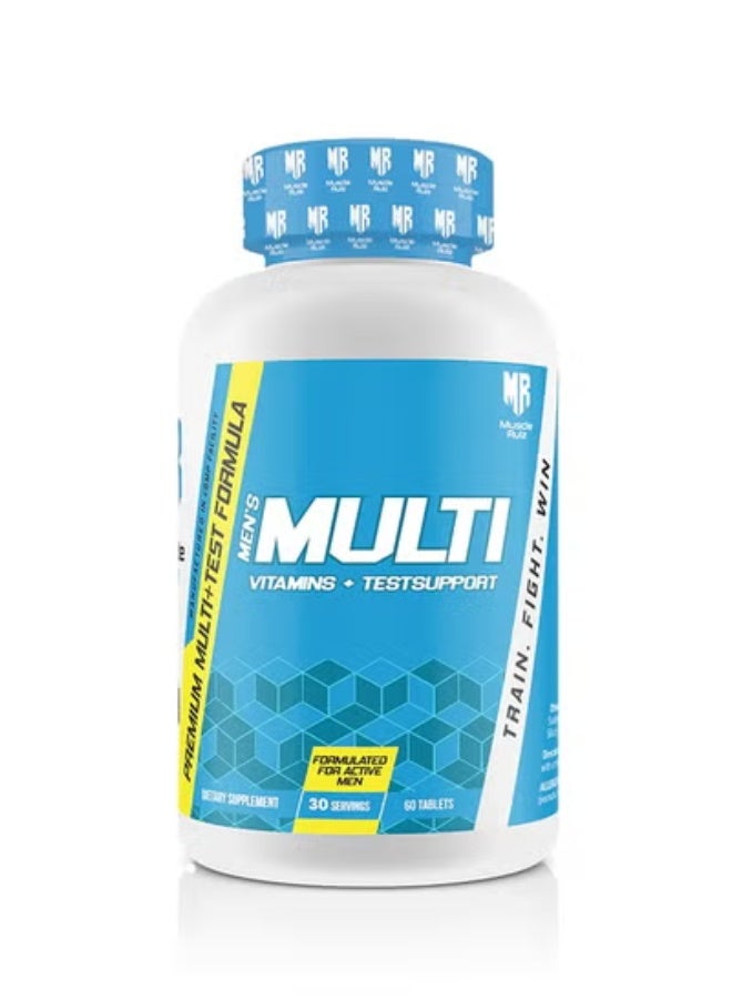 Muscle Rulz Multivitamin +Test support 60 Tablets - Image 1