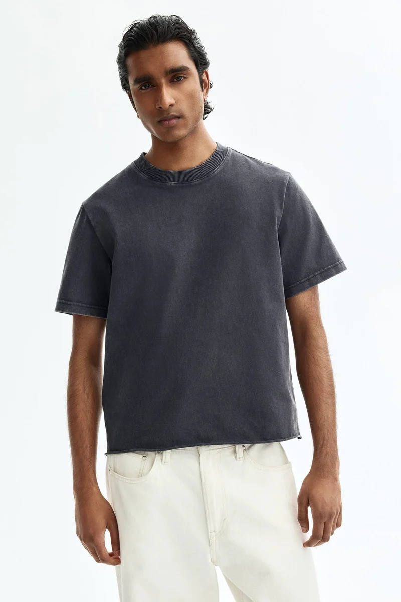 H&M Regular Fit Washed T-shirt