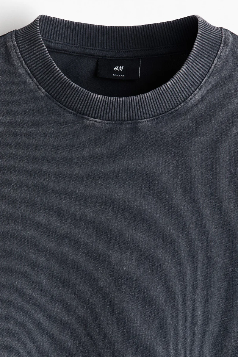 H&M Regular Fit Washed T-shirt