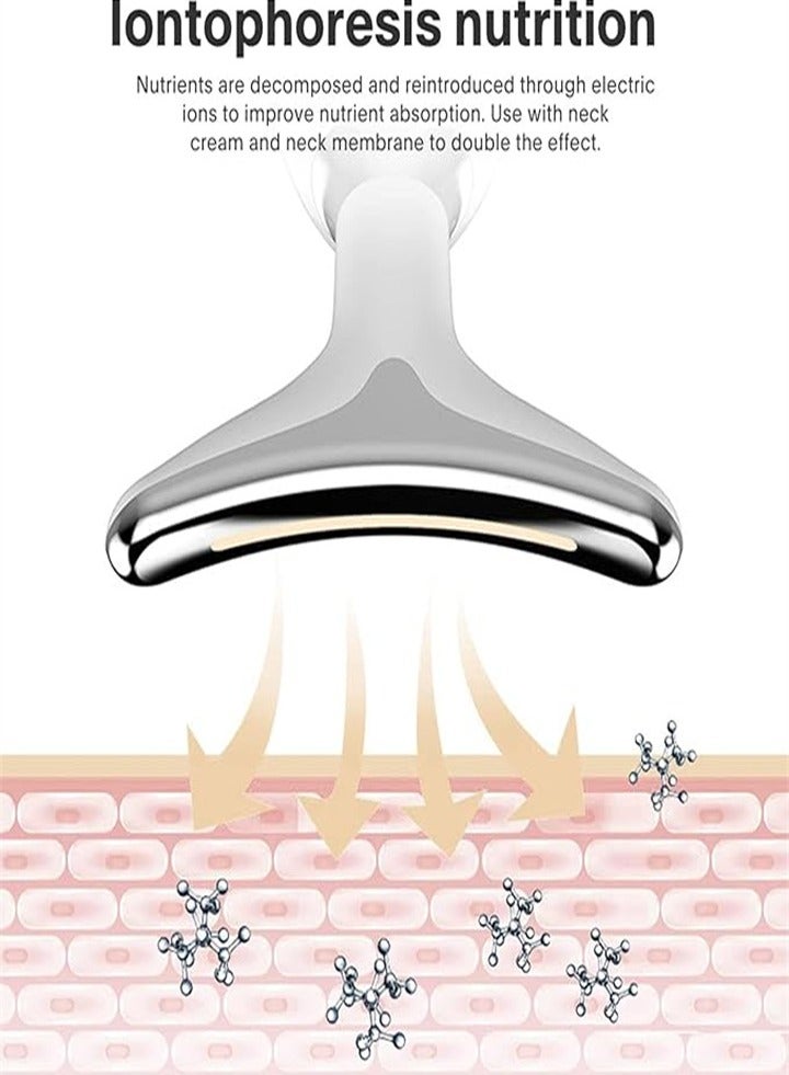 7 in 1 Face Lift, Face and Neck Beauty Device, Portable Electric Facial Massager with 7 Colors LED - Image 2