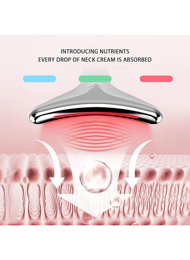 7 in 1 Face Lift, Face and Neck Beauty Device, Portable Electric Facial Massager with 7 Colors LED - Image 3