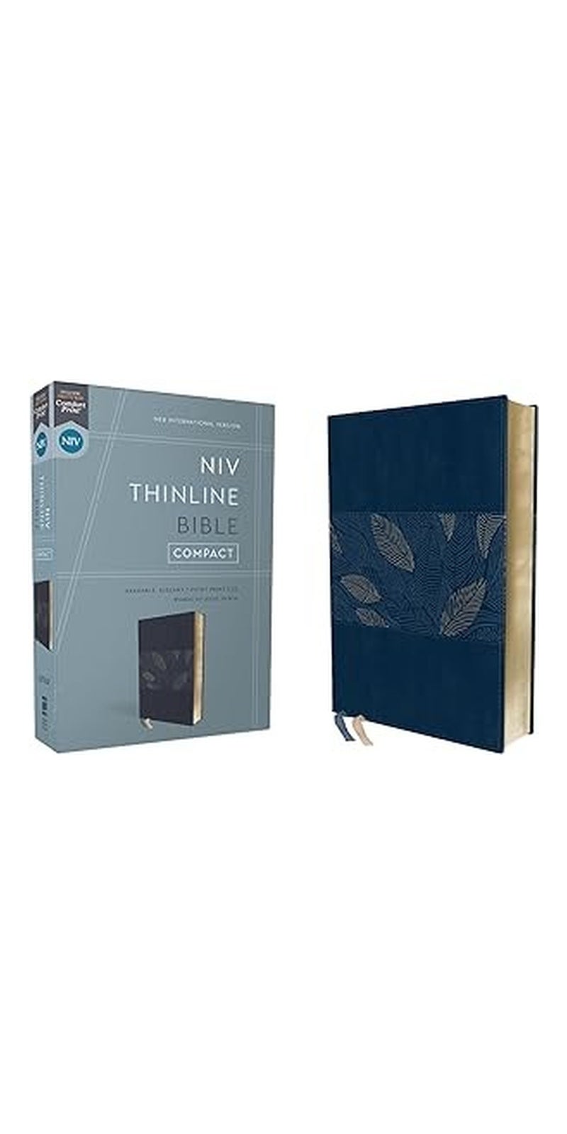 NIV THINLINE BIB COMPACT LEATHERSOFT BLU