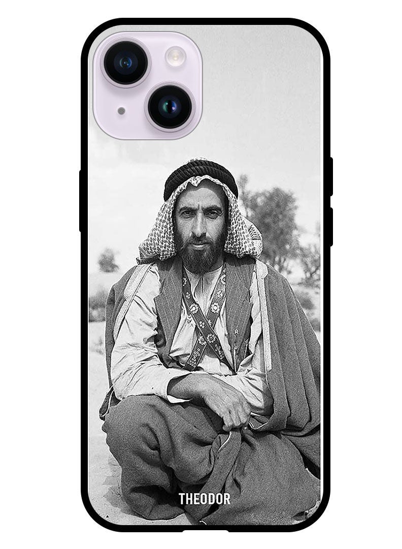 Theodor Protective Case Cover For Apple iPhone 14 Plus 6.7" 2022 Sheikh Zayed Sitting - Image 1