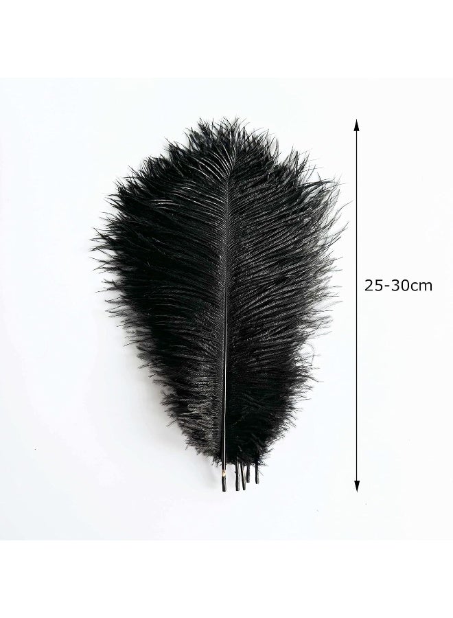 Piokio 20 Pieces Ostrich Feathers Plumes 10-12 Inches(25-30 Cm) In Bulk For Wedding Party Centerpieces Home Decorations - Image 4