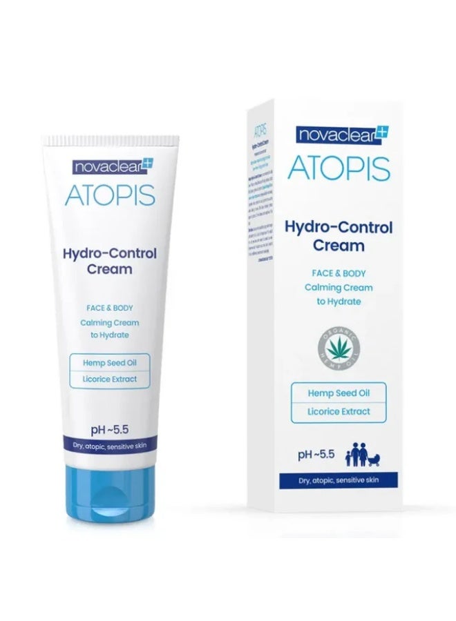 Novaclear Atopis Hydro-Control Calming & Hydrating Cream For Dry, Atopic & Sensitive Skin 250ml