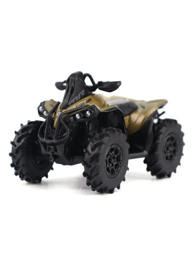 Diecast Masters BRP Bombardier Models 1:32 Scale Diecast Replica Can-Am Renegade X mr 1000R, Liquid Titanium & Magma Red | Item 60010 - Image 2