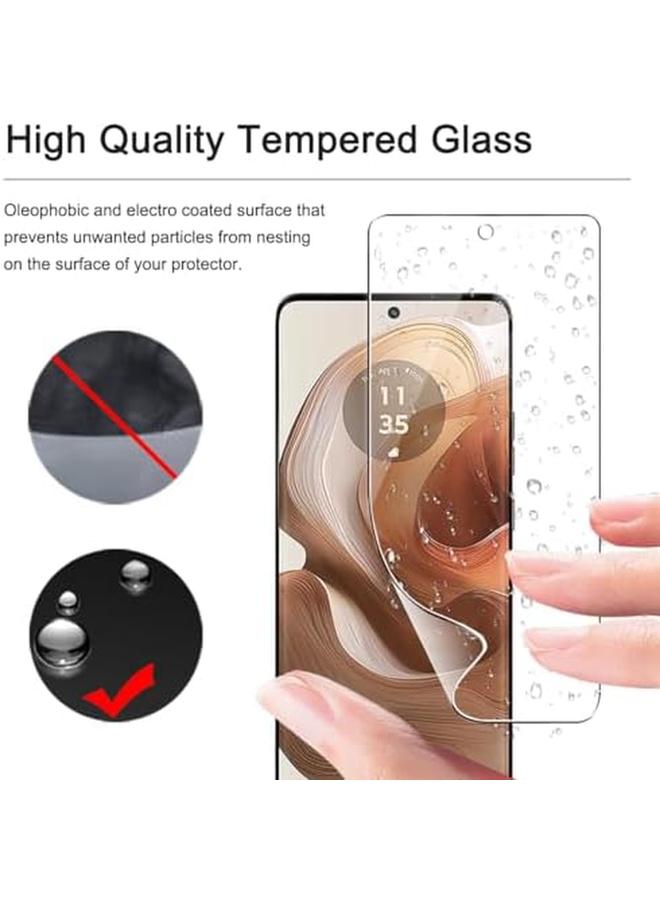 erorex Screen Protector Compitable With Motorola Moto Edge 50 Ultra 3 Pack Hd Tpu Soft Film Anti Scratch No Bubbles Anti Fingerprint - Image 4