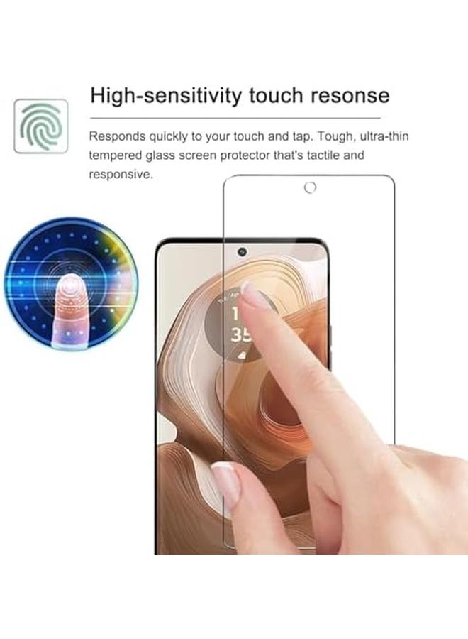 erorex Screen Protector Compitable With Motorola Moto Edge 50 Ultra 3 Pack Hd Tpu Soft Film Anti Scratch No Bubbles Anti Fingerprint - Image 5