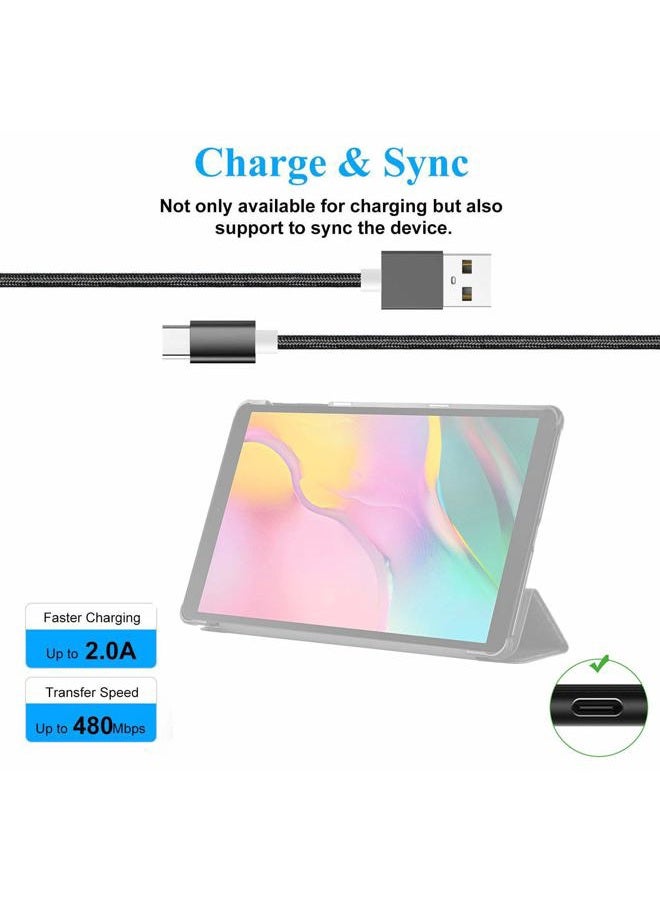 Akingdleo Type C Cable USB C Fast Charger Cord Nylon Charging Cable Compatible for LG G Pad 5 10.1 FHD - Image 2