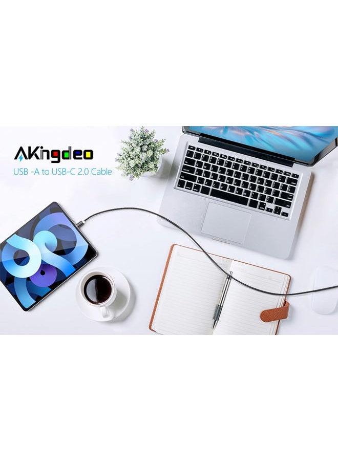 Akingdleo Type C Cable USB C Fast Charger Cord Nylon Charging Cable Compatible for LG G Pad 5 10.1 FHD - Image 5