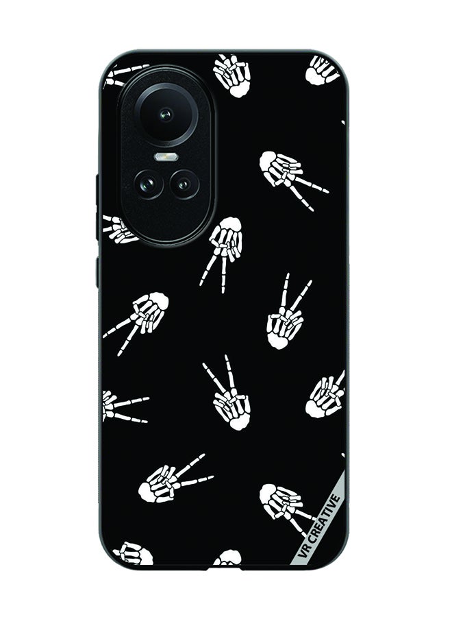 VR CREATIVE Protective Case Cover For Oppo Reno 10 Pro Hallowen Design Multicolour - Image 1