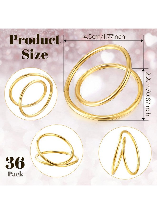 Inbagi Napkin Rings Metal Spiral Napkin Buckles Alloy Napkin Holders Buckles Alloy Napkin Rings for Cloth Napkins Table Serviette Weddings Receptions Banquet Birthday Party Decorations(Gold) - Image 2