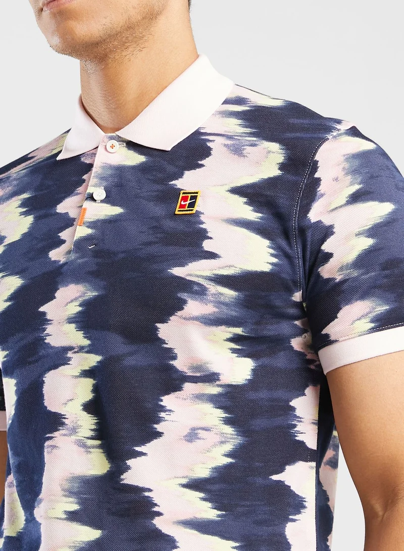 Nike Dri-Fit Slim Printed Polo
