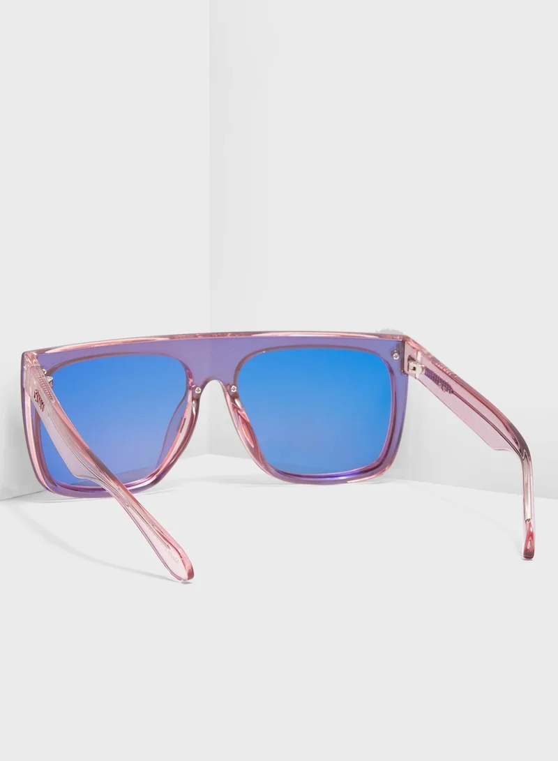 Quay Jaded Shield Sunglasses
