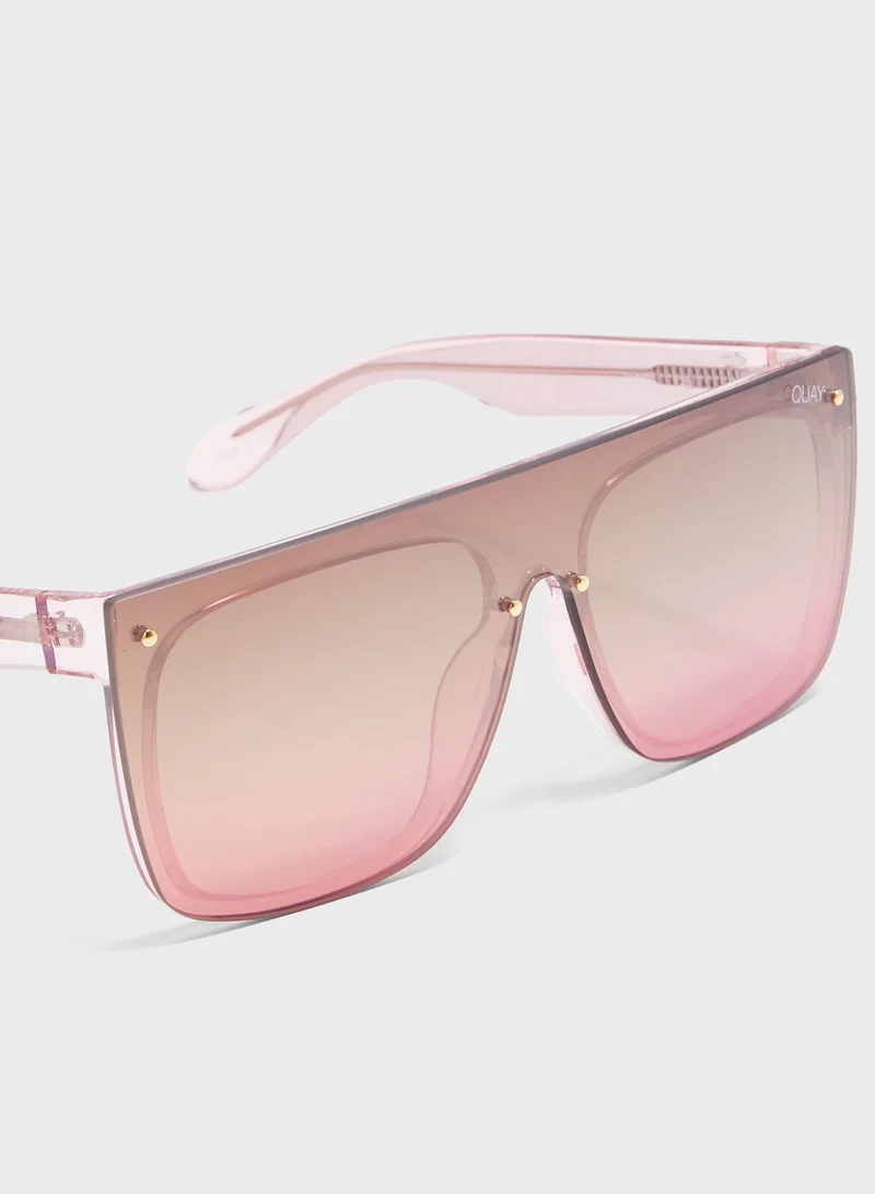 Quay Jaded Shield Sunglasses