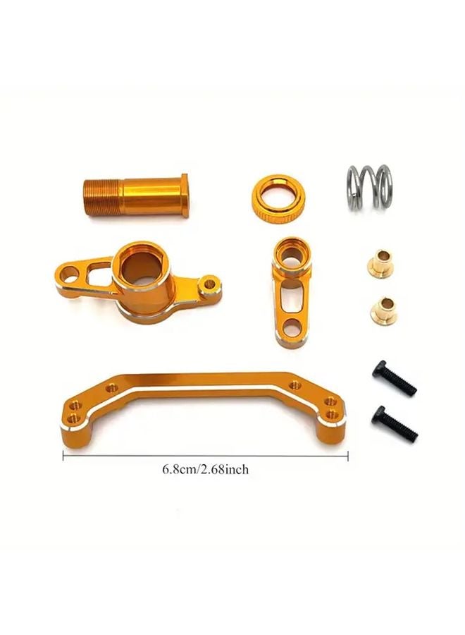 10Pcs Golden Metal Steering Upgrade Parts For LC Racing 1 10 PTG 2 PTG 2R RC Car - Image 5
