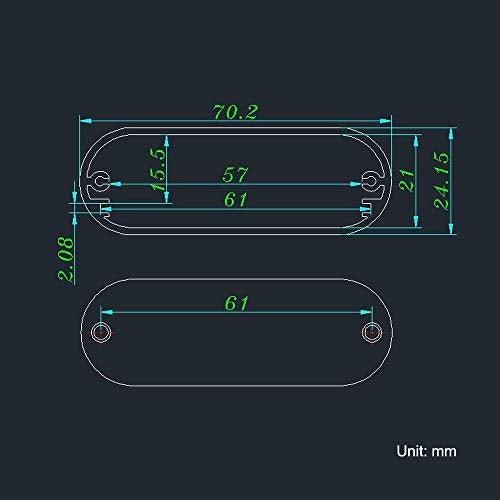 Eightwood Aluminum Enclosure Electronic Project Box DIY Black -2.95 x 2.75 x 0.94 inch (L*W*H) - Image 4