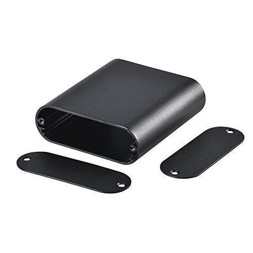Eightwood Aluminum Enclosure Electronic Project Box DIY Black -2.95 x 2.75 x 0.94 inch (L*W*H) - Image 2