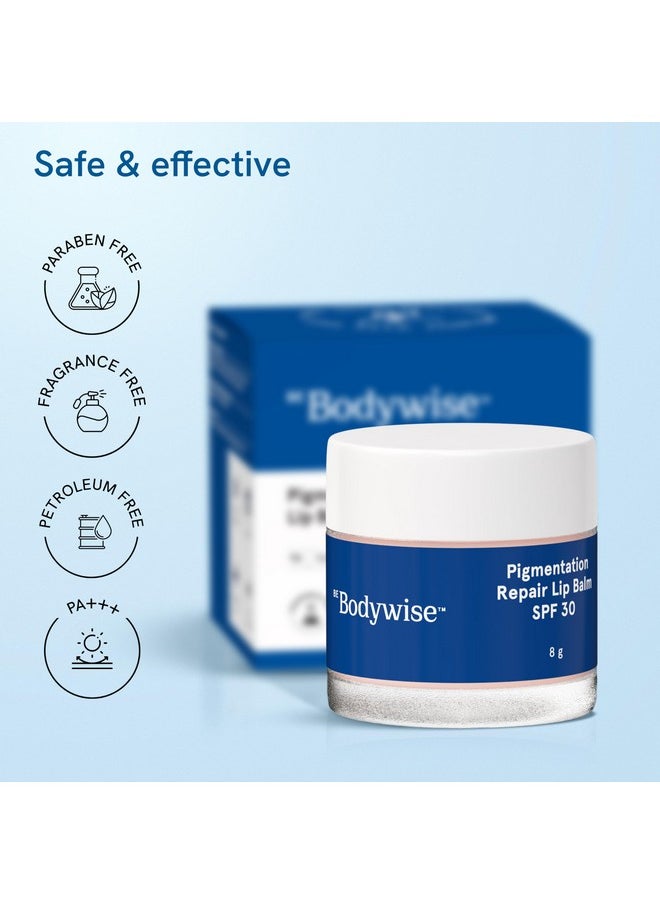 Be Bodywise Pigmentation Repair Lip Balm With Spf 30 | Watermelon Flavour | Treats Lip Pigmentation, Hydrates & Protects Lip From Sun Damage | 8G  - Image 4