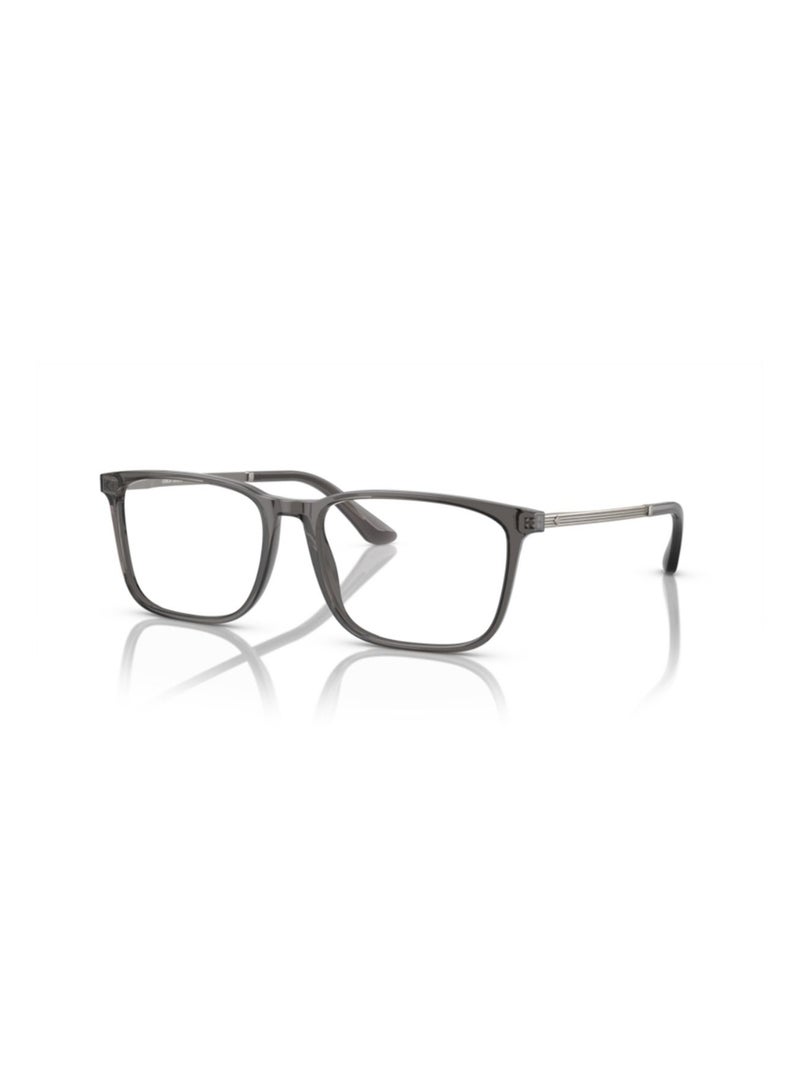 GIORGIO ARMANI Giorgio Armani Man Rectangular  Eyeglasses- Ar 7249 - Lense Size:55Mm - Transparent Grey - Image 1