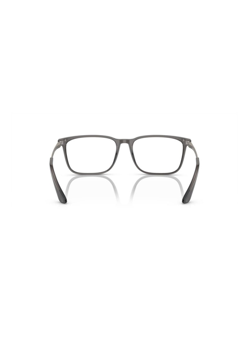 GIORGIO ARMANI Giorgio Armani Man Rectangular  Eyeglasses- Ar 7249 - Lense Size:55Mm - Transparent Grey - Image 3