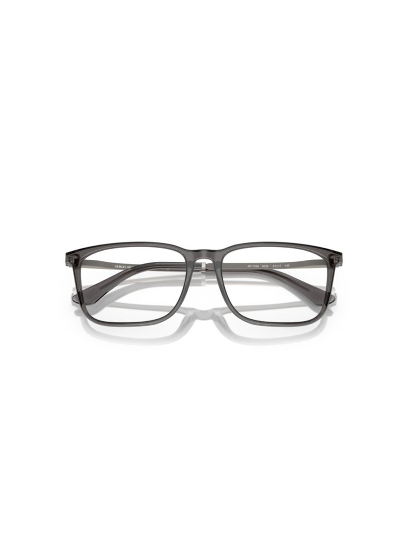 GIORGIO ARMANI Giorgio Armani Man Rectangular  Eyeglasses- Ar 7249 - Lense Size:55Mm - Transparent Grey - Image 5
