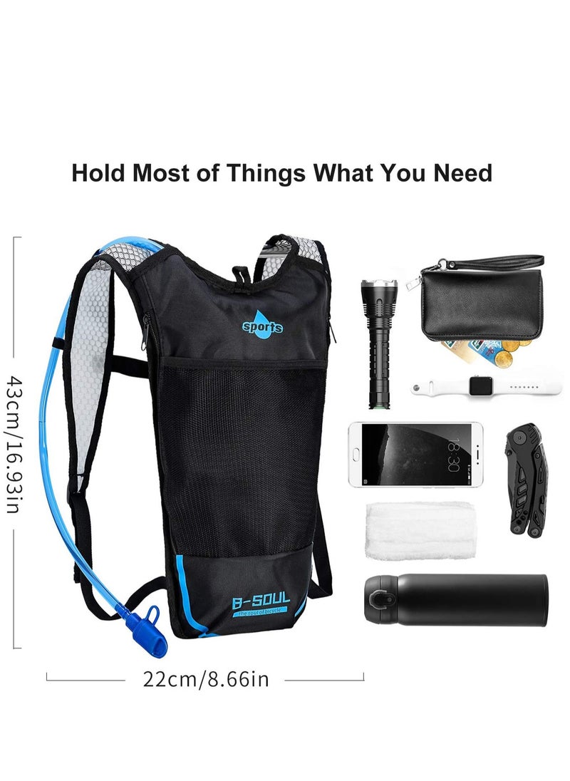 KASTWAVE Hydration Backpack Cycling Pack with Water Bladder PBA Free Reservoir for Running Biking Hiking Climbing Skiing Hunting Pouch  - Image 5