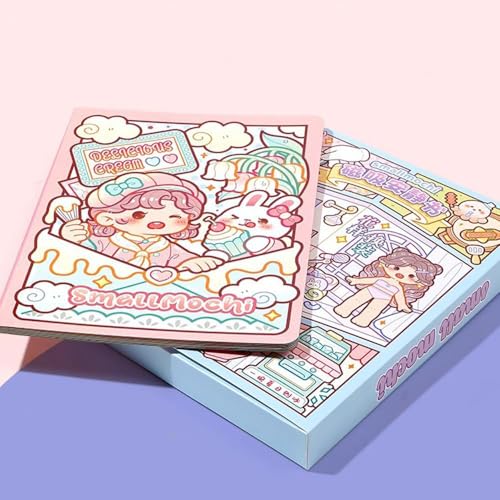Alideco Gift Box Quiet Book Small Mochi Stickers Collage Layout Scrapbooking Junk Journal Crafts Embellishment Decoration Diary Stickers - Image 1