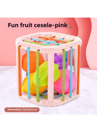 Rainbow Sesele Educational Toys Baby Toys Neonatal Fine Movements Polyhedron Early Education 0-1 Years Old-Color:Fruit Cesele [basic Model Is Not Available] Pink E-commerce Box - pzsku/ZF5DB135211871C3FA9EEZ/45/_/1741598587/f40dc60e-2abd-4328-a9ba-649c94e86836