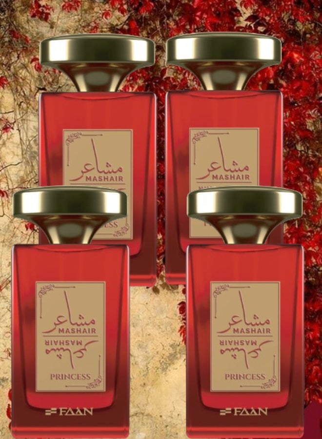Faan 4 Pieces Mashair Princess Perfume 100ML - Image 1