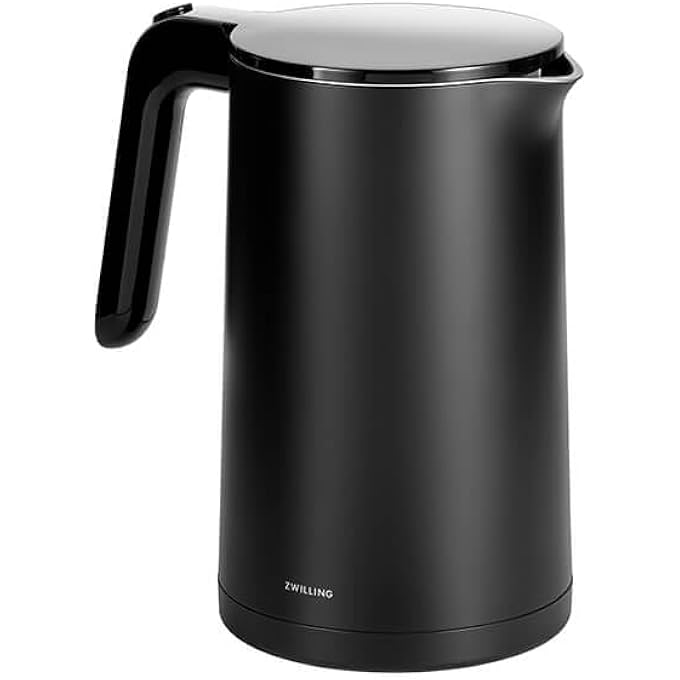 Zwilling Enfinigy Kettle 15L Black 1850 Watts Dual Wall Plastic Body Automatic ShutOff Stainless Steel Interior 360 Docking Base2 Year Warranty - Image 4