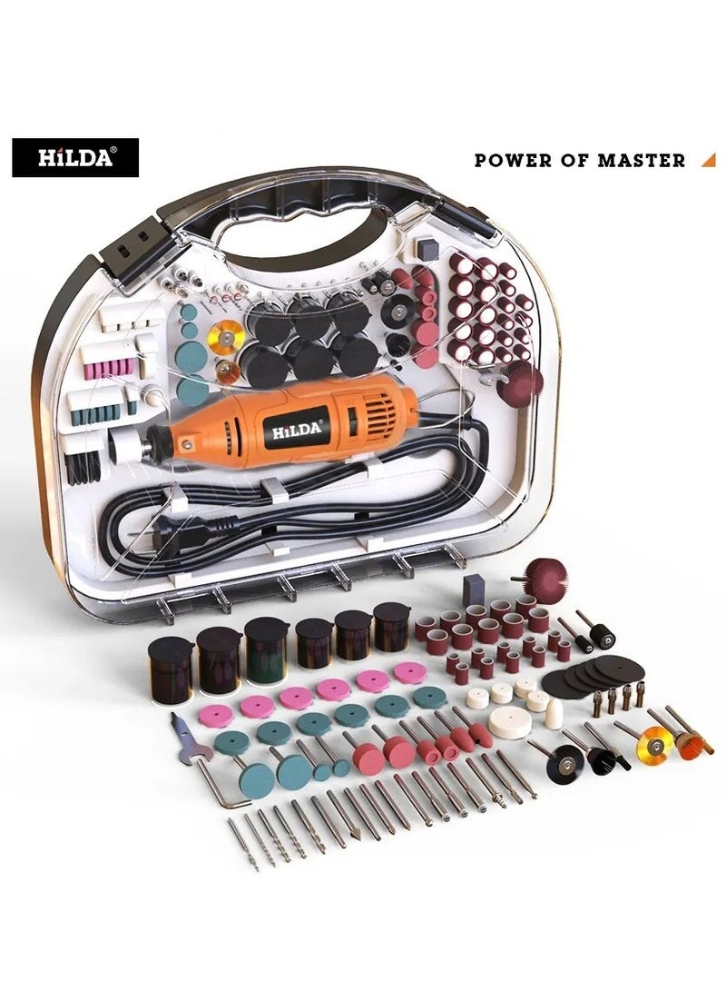 هيلدا مثقاب كهربائي صغير طاحونة النقش القلم مثقاب صغير كهربائي أداة دوارة ماكينة الطحن الملحقات - Image 1