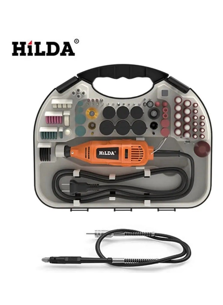 هيلدا مثقاب كهربائي صغير طاحونة النقش القلم مثقاب صغير كهربائي أداة دوارة ماكينة الطحن الملحقات - Image 2