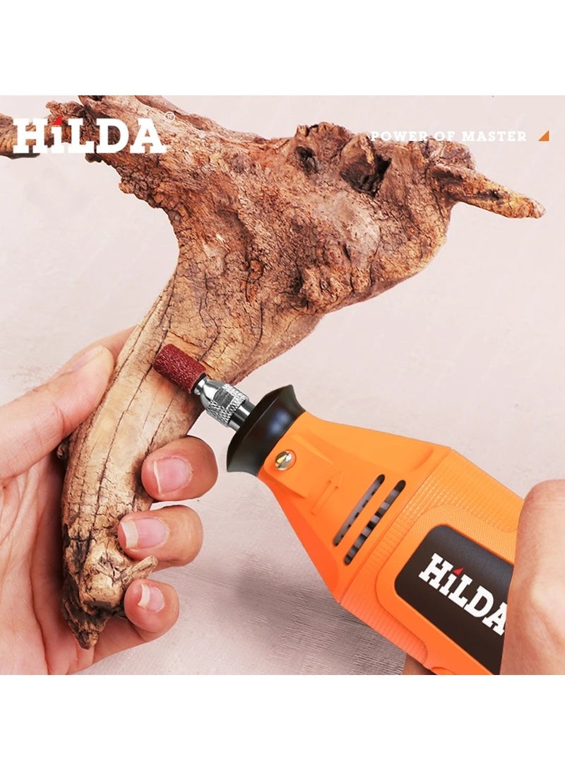 هيلدا مثقاب كهربائي صغير طاحونة النقش القلم مثقاب صغير كهربائي أداة دوارة ماكينة الطحن الملحقات - Image 5