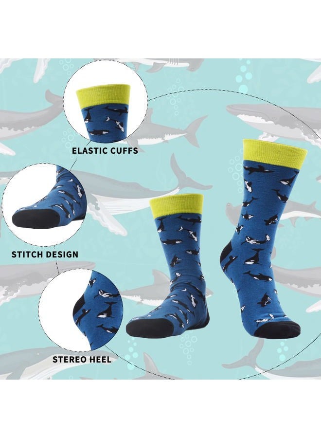 WeciBor Men's Colorful Novelty Patterned Casual Crew Socks Packs (057-26) - Image 5